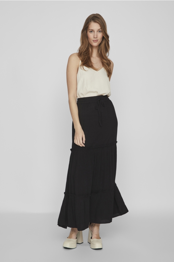 VIMESA HW MAXI SKIRT - NOOS 14090633 BLACK